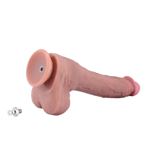Realistische Dual Density Dildo 23 cm met KlicLok® Connector en Zuignap