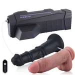 Squirting Dildo Set met Glijmiddel Launcher en Realistische Dildo en Fantasy Anale Dildo