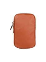 Baggyshop Call me up leather - Roest (zilver)
