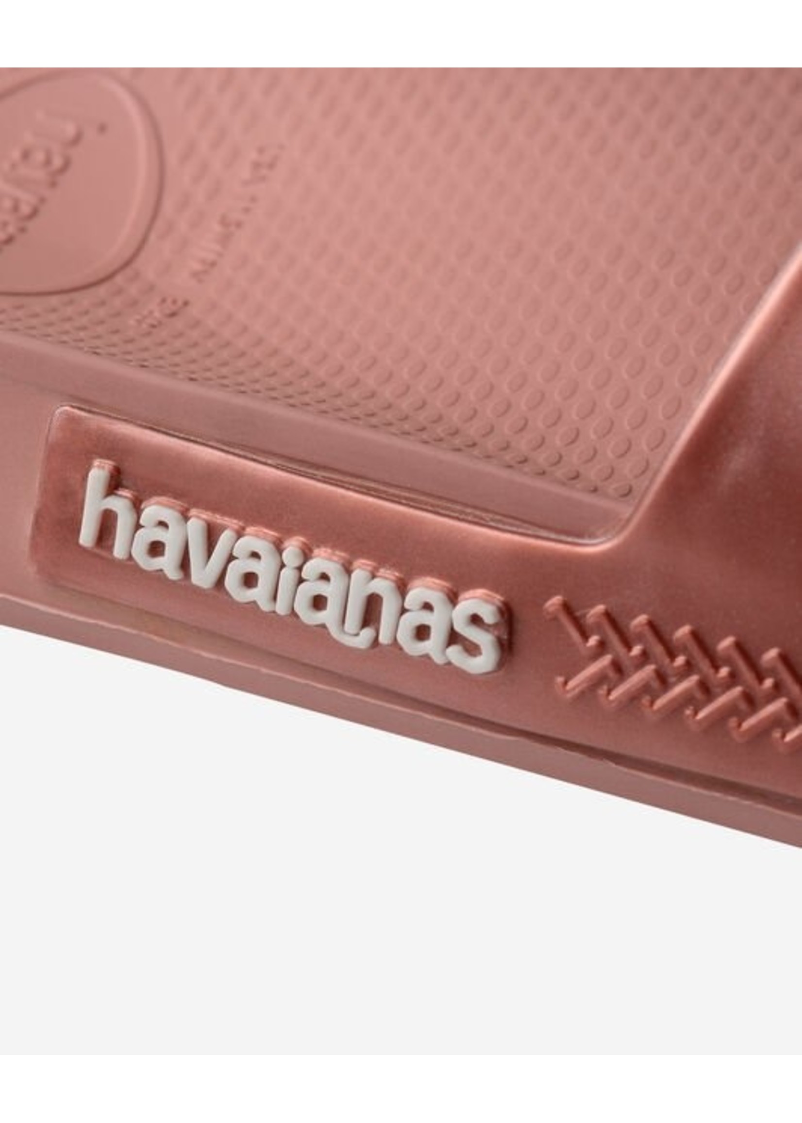 Havaianas slide badslipper zwart of roze