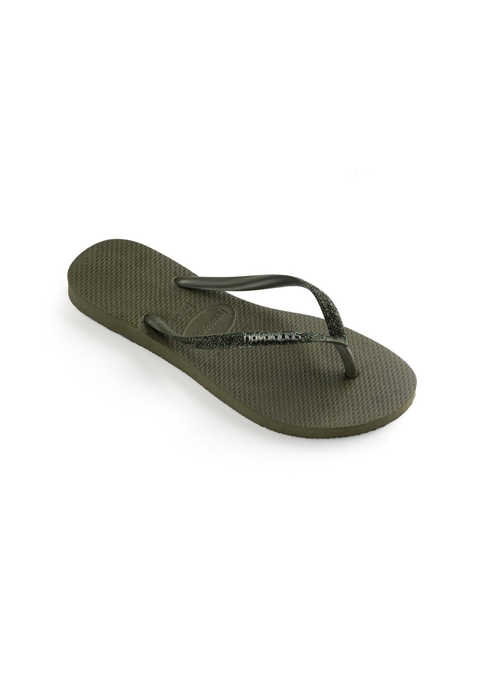 Havaianas Slim Glitter Verde olive