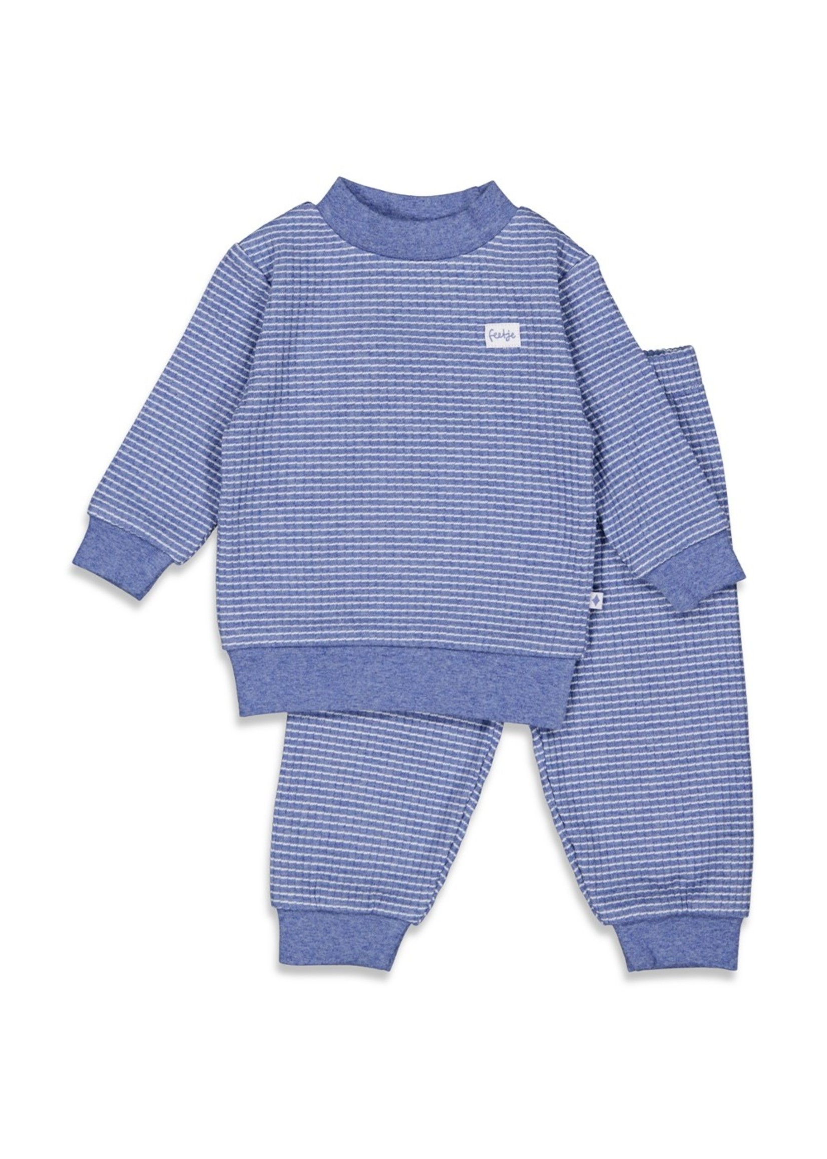 Feetje Pyjama wafel Royal Blue