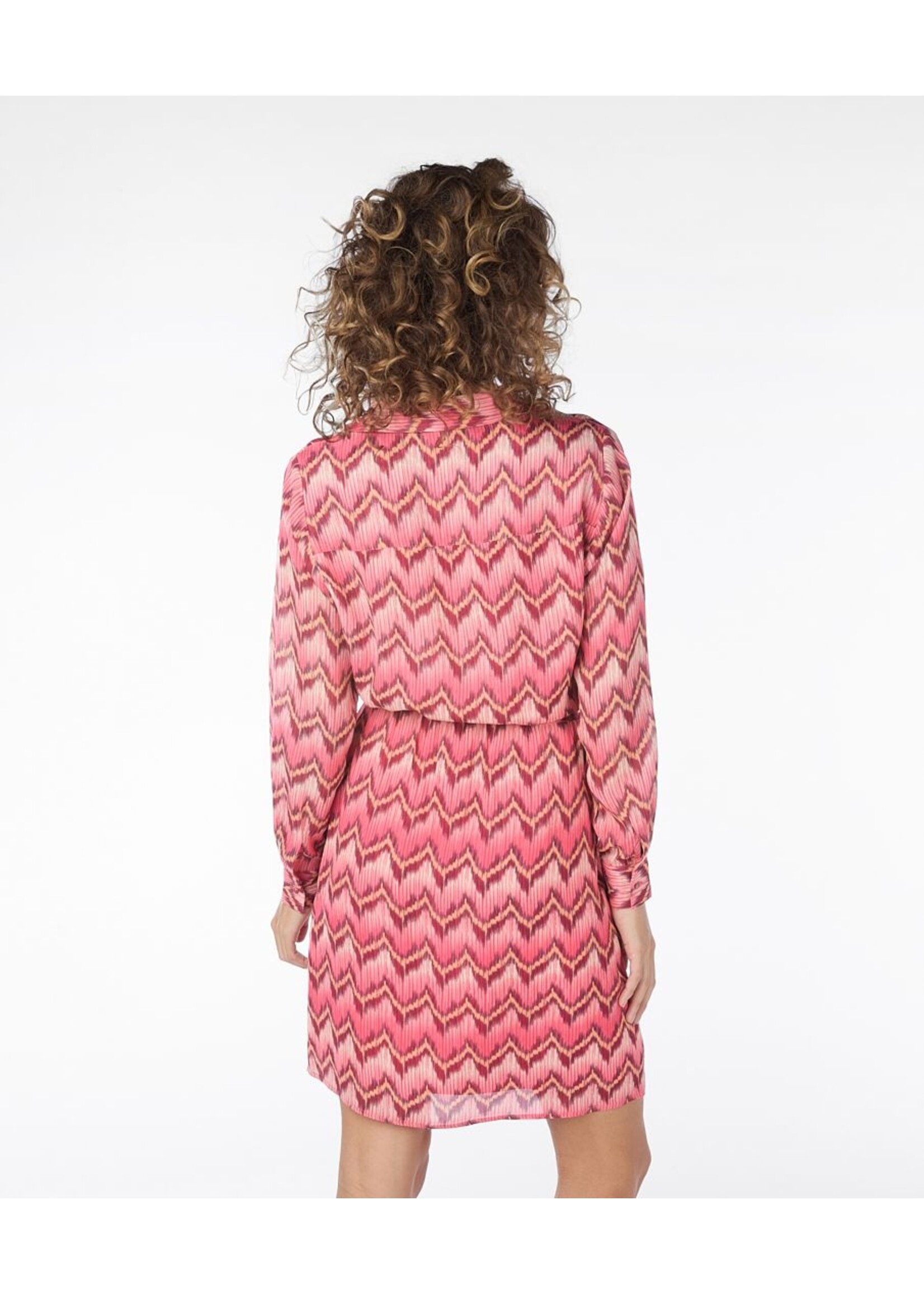 EsQualo Dress Zigzag print