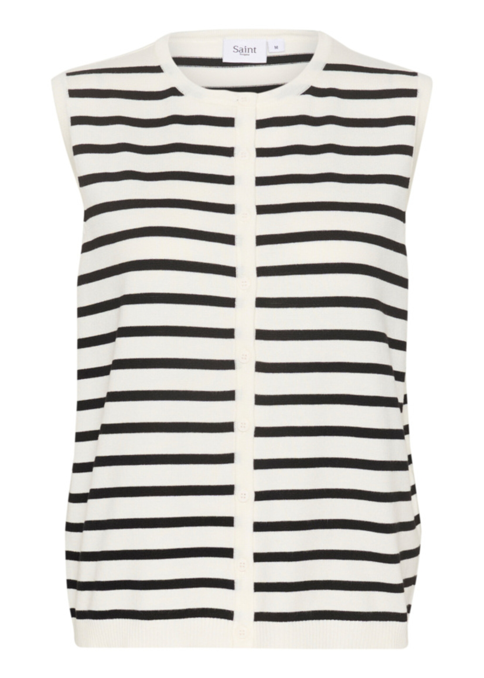 Saint Tropez MilaSZ Striped Vest Cardigan