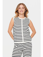 Saint Tropez MilaSZ Striped Vest Cardigan