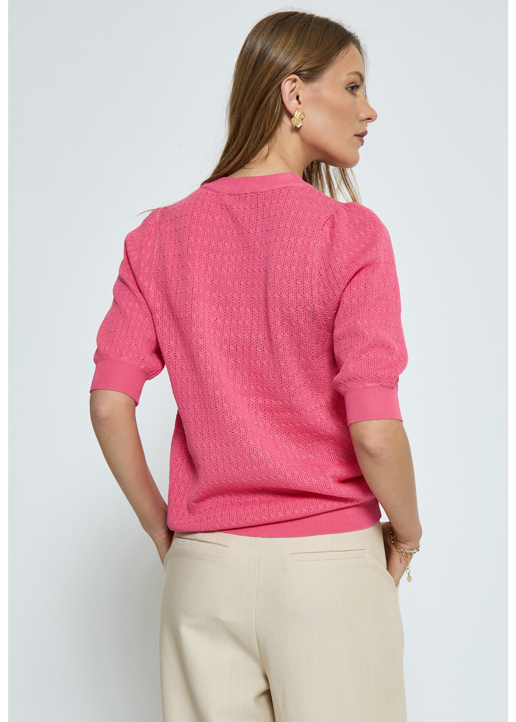 Peppercorn PCTala Puff Sleeve Knit Pullover