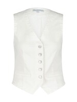 Red Button Waistcoat offwhite