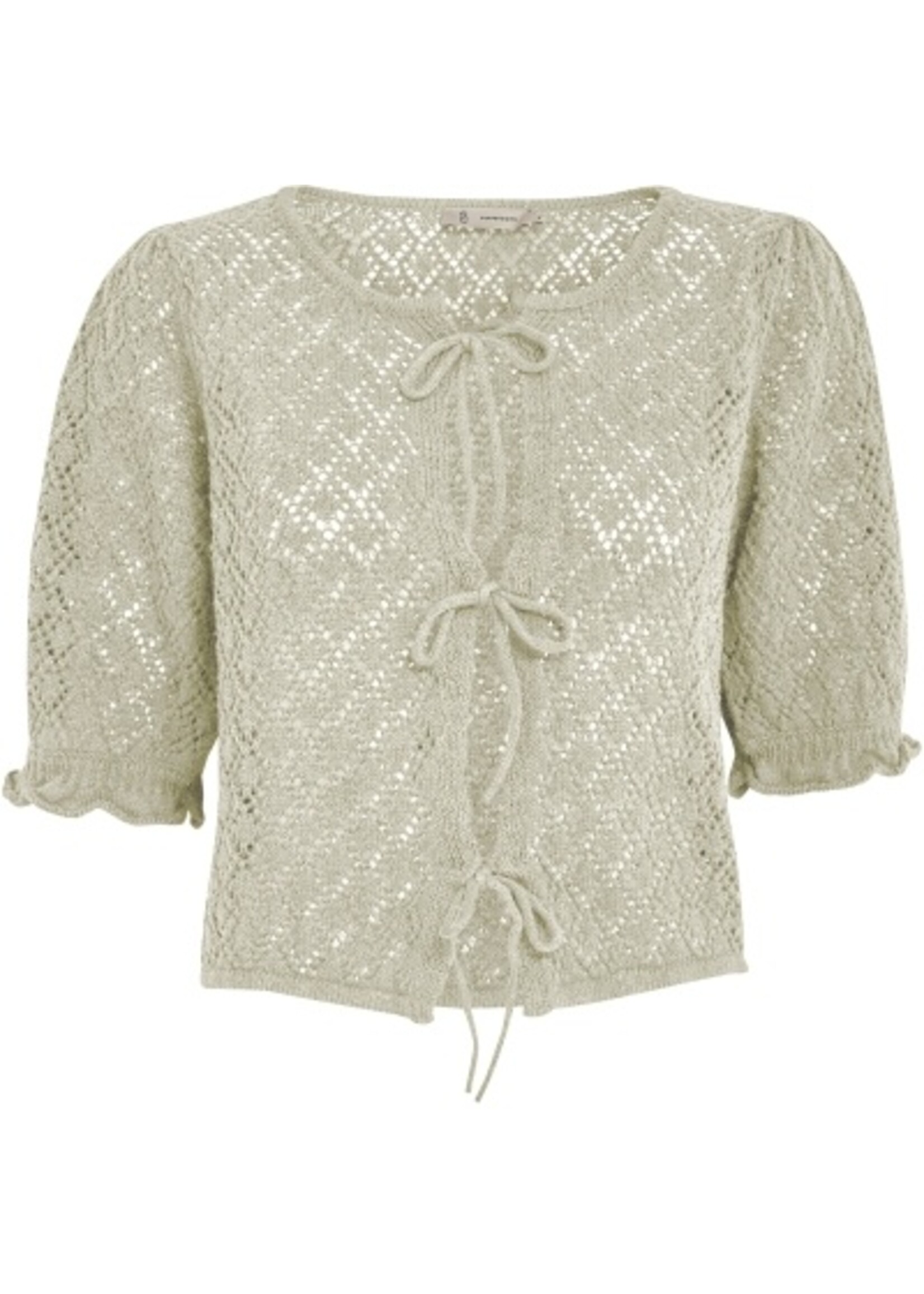 Peppercorn PCAya Tie Knit Blouse