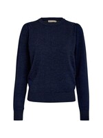Peppercorn PCRemi Round Neck Long Sleeve Puff Knit Pullover