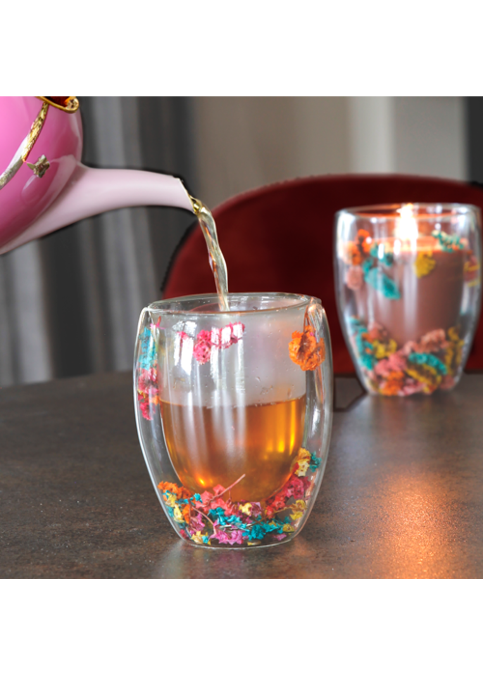 My Flame Geurkaars Silky tonka Friends & Flowers color de world