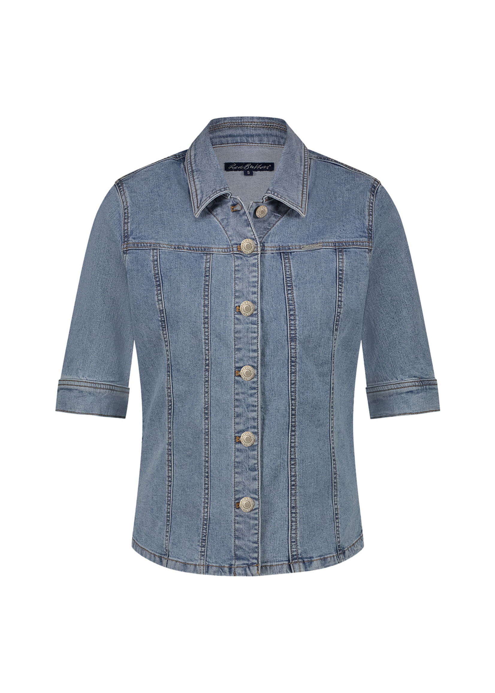 Red Button Olivia overblouse