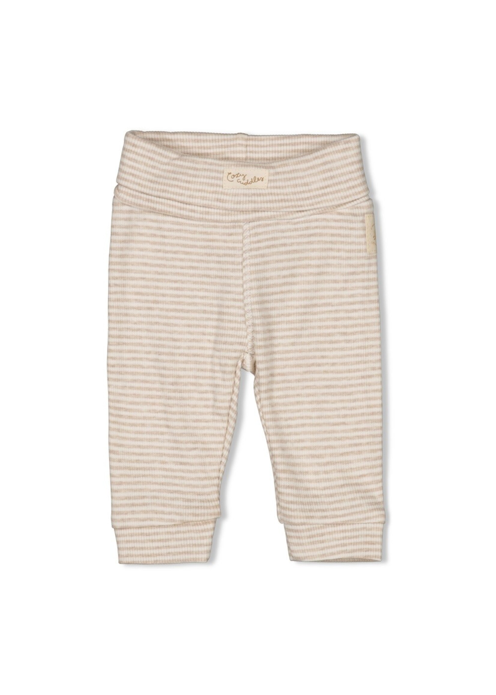 Feetje Broek rib met streep - Sleepy Sheepy