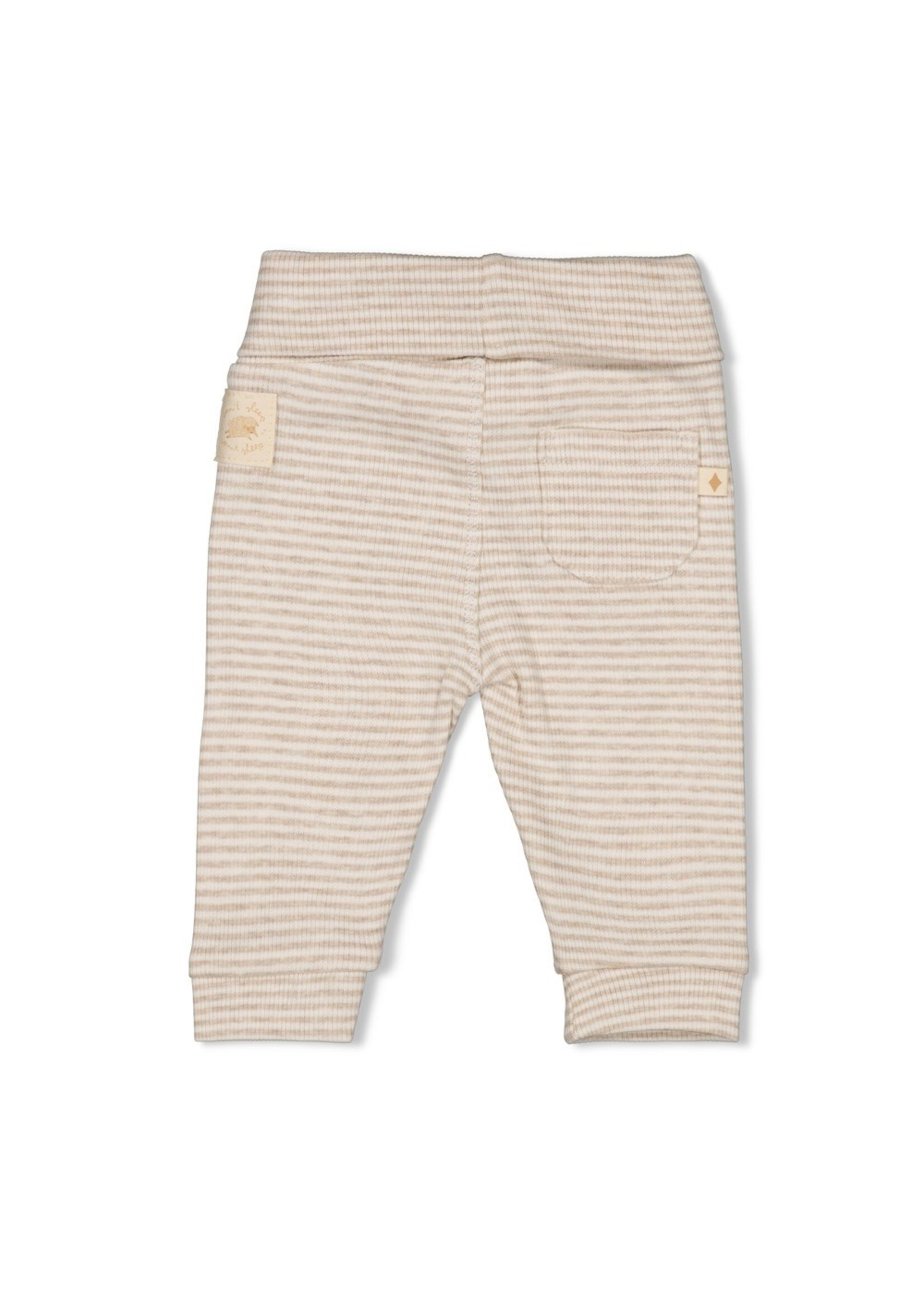 Feetje Broek rib met streep - Sleepy Sheepy