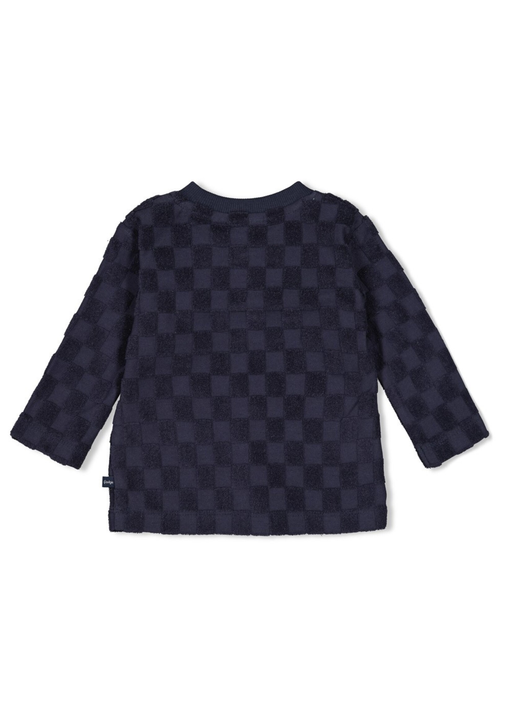 Feetje Longsleeve ruit badstof - Let's Go!