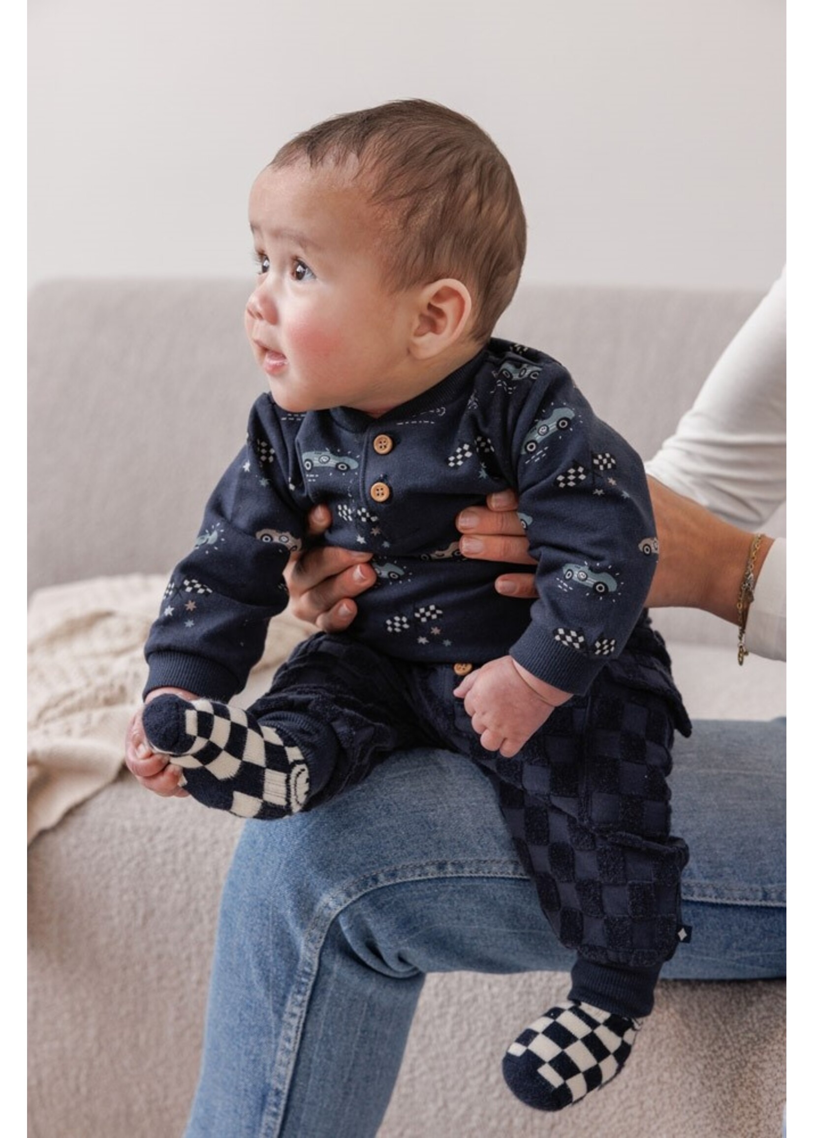 Feetje Geruite broek badstof - Let's Go!