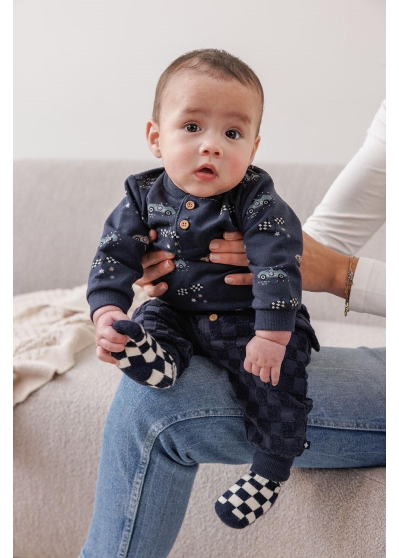 Feetje Geruite broek badstof - Let's Go!