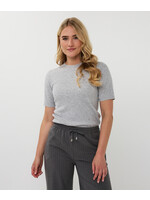 EsQualo Top rib s/slve studs