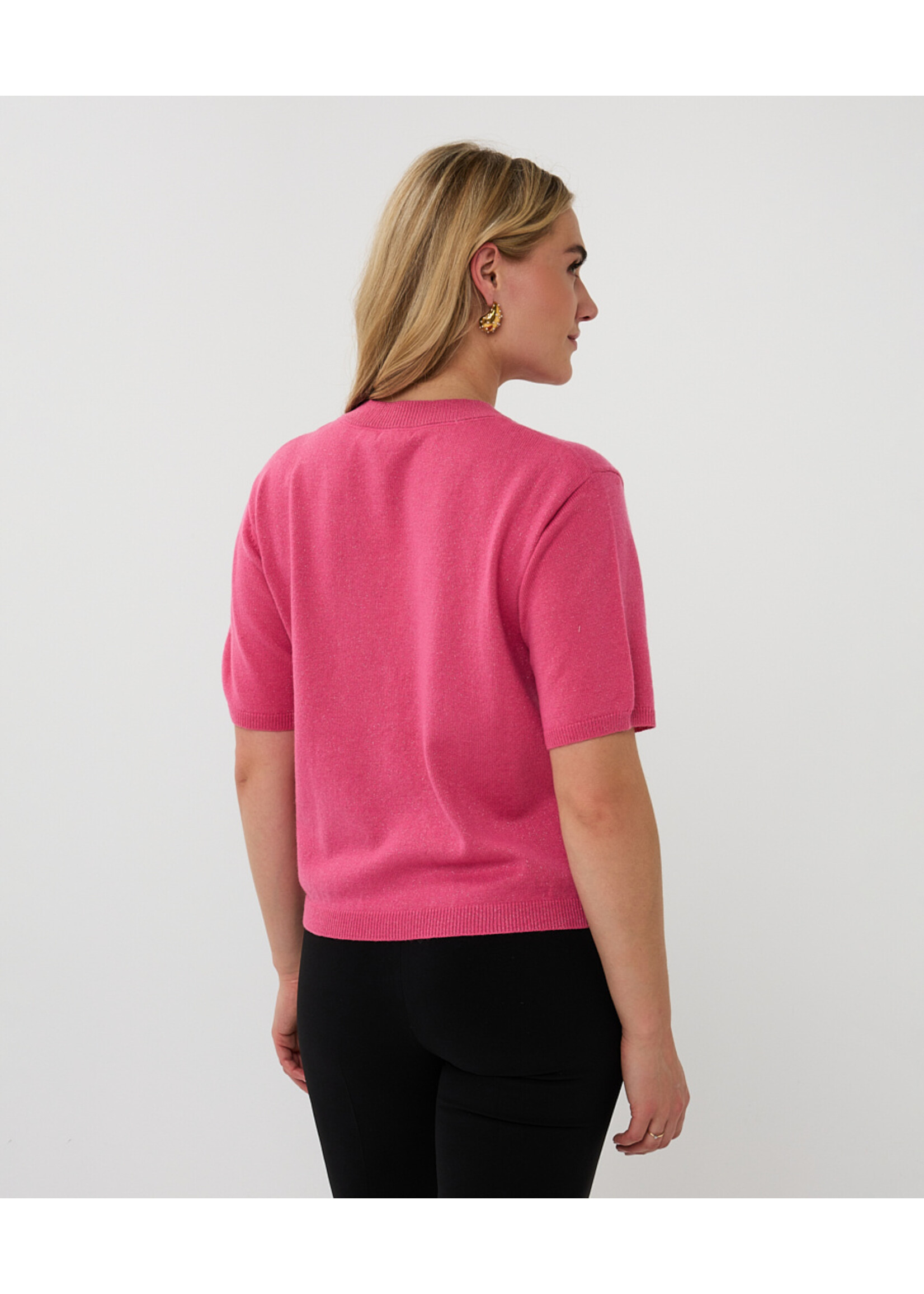 EsQualo Sweater s/slve lurex