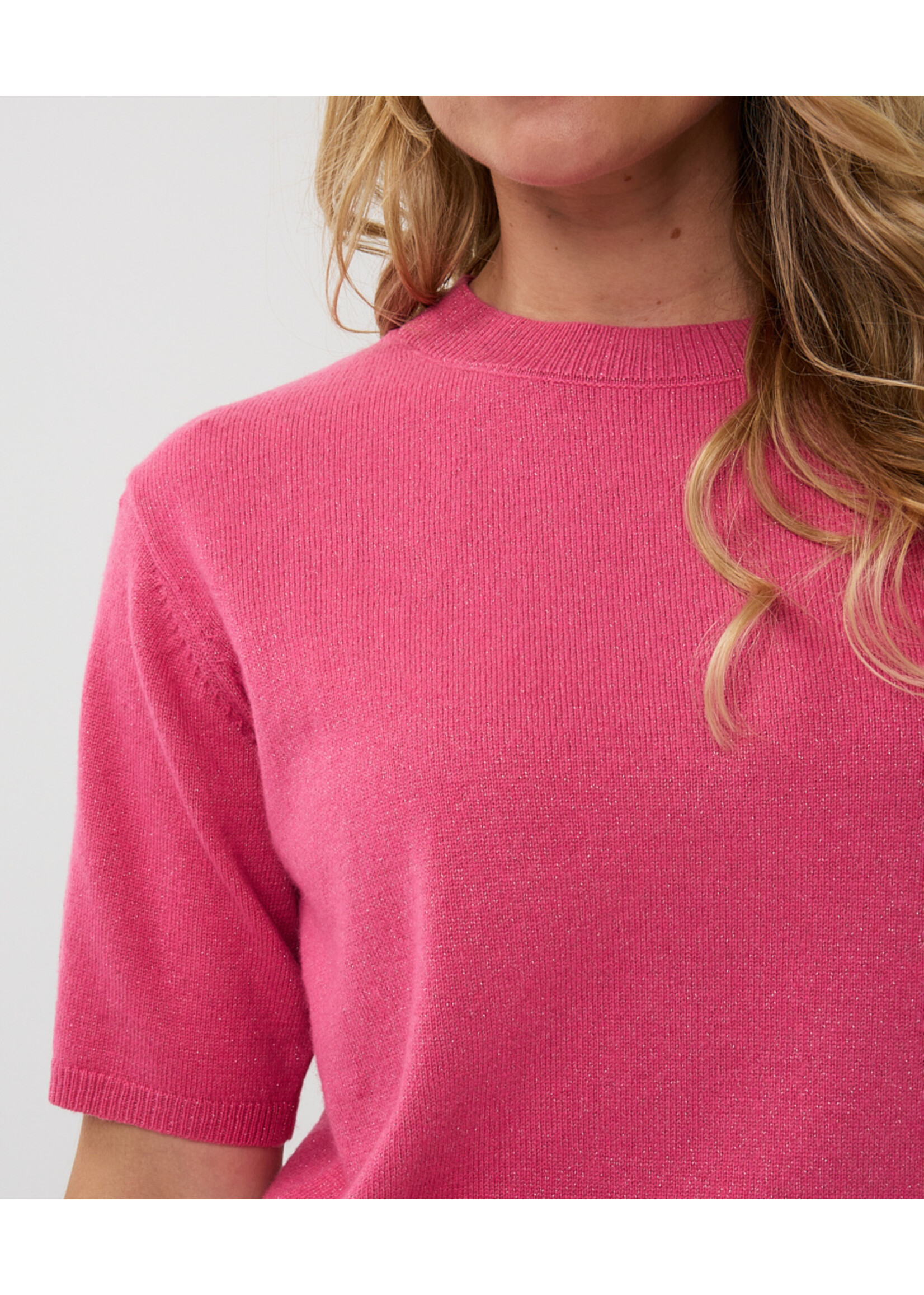 EsQualo Sweater s/slve lurex