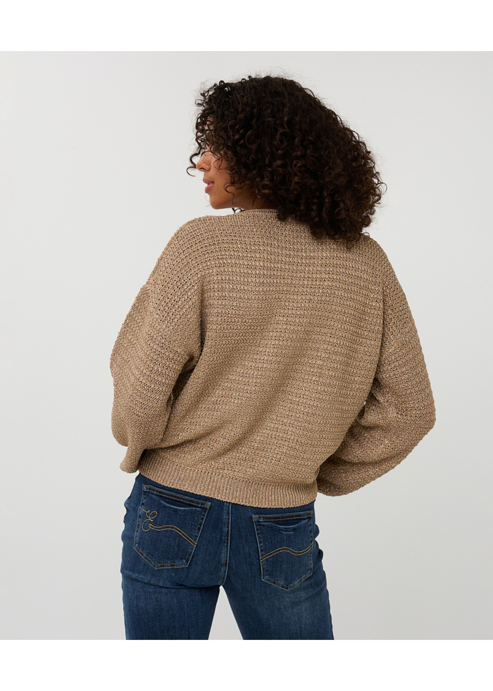 EsQualo Sweater oversized lurex
