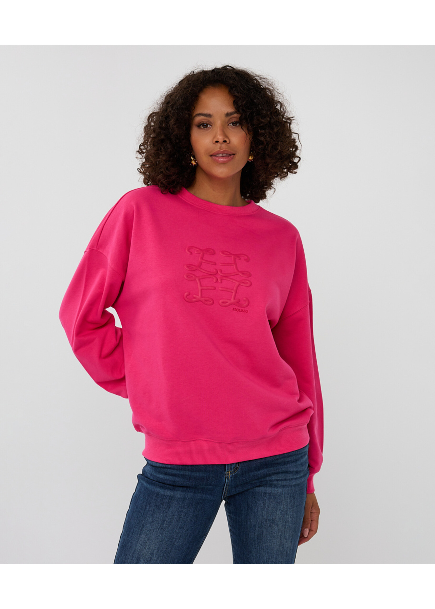 EsQualo Sweater embossed