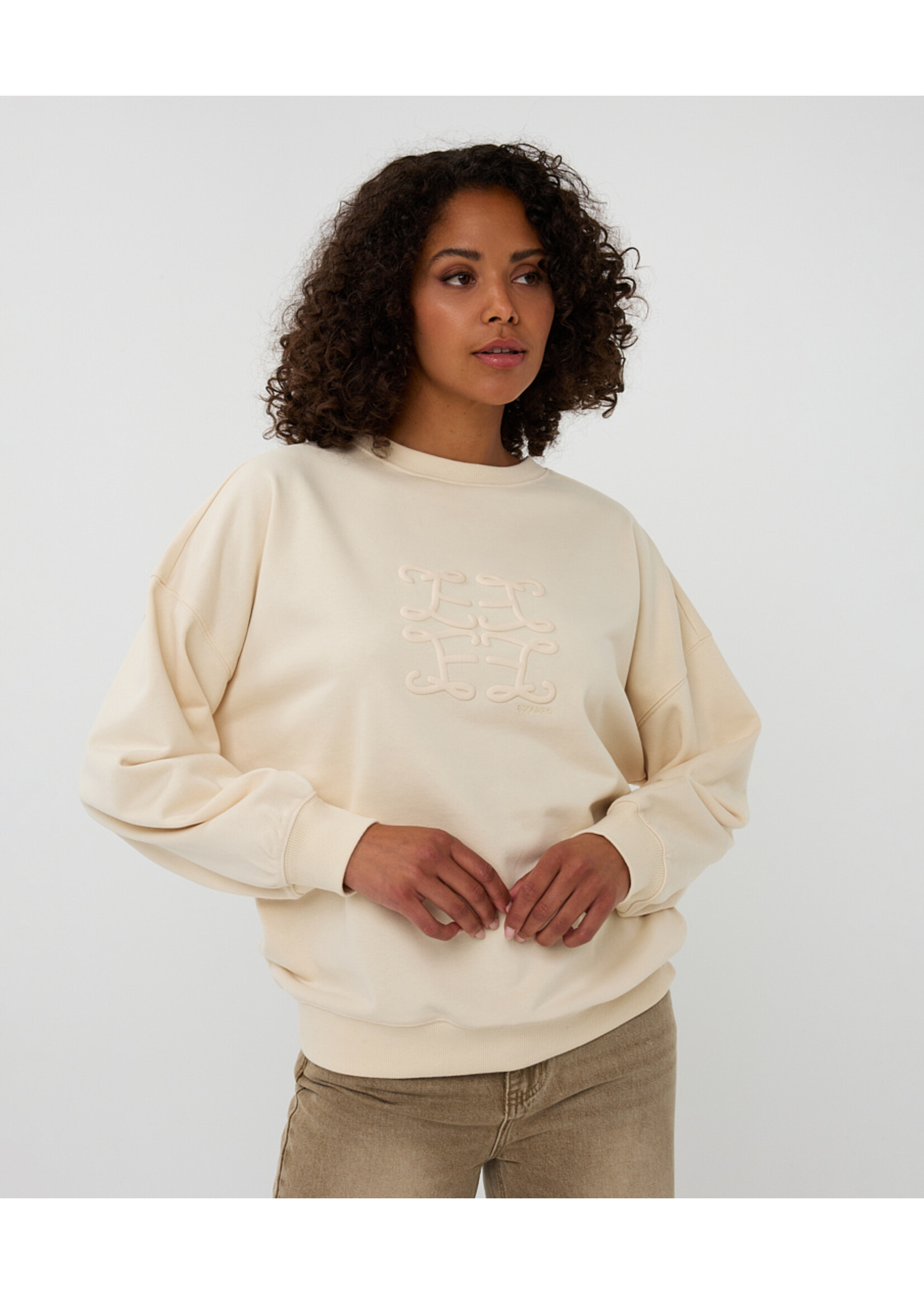 EsQualo Sweater embossed