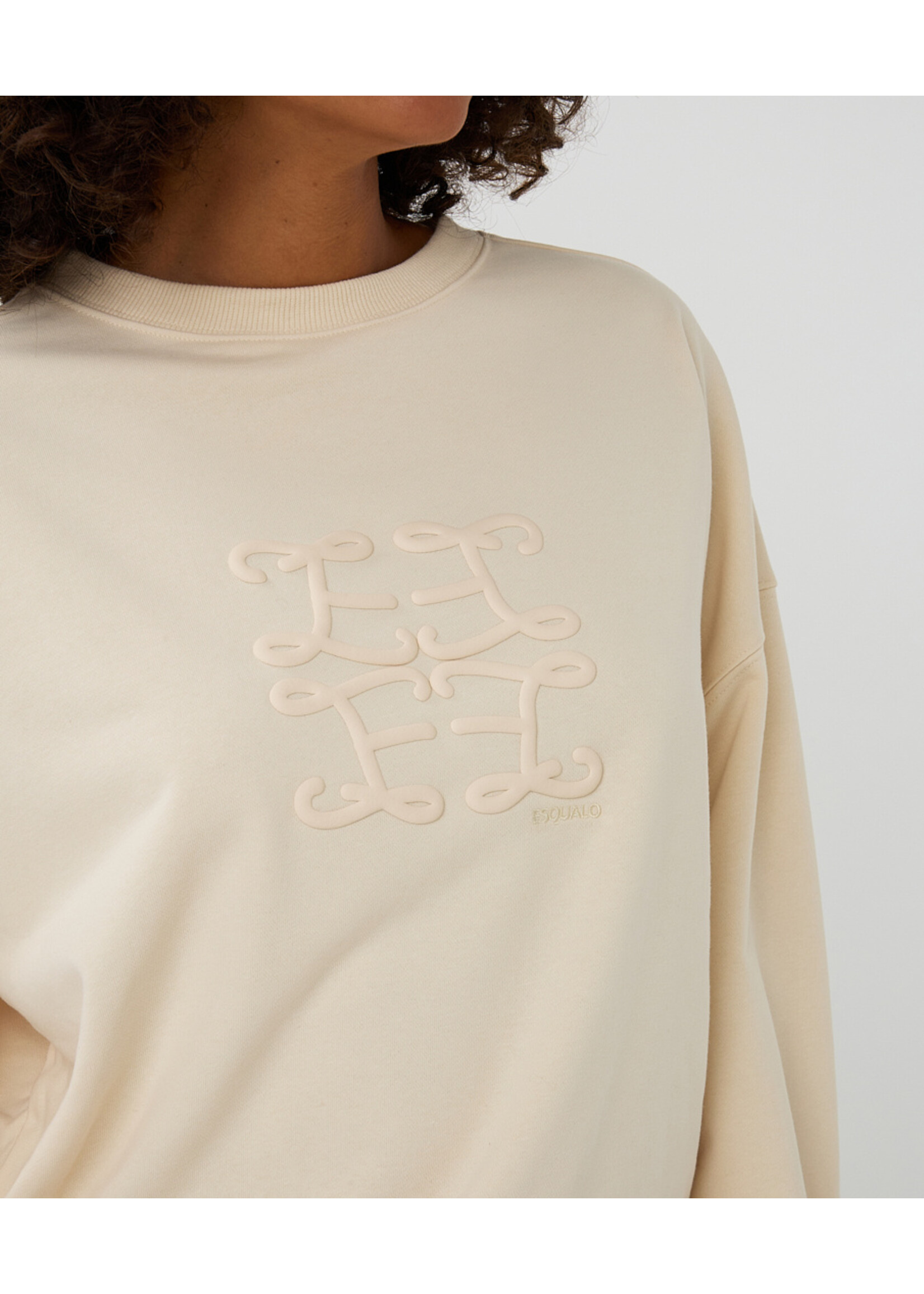 EsQualo Sweater embossed