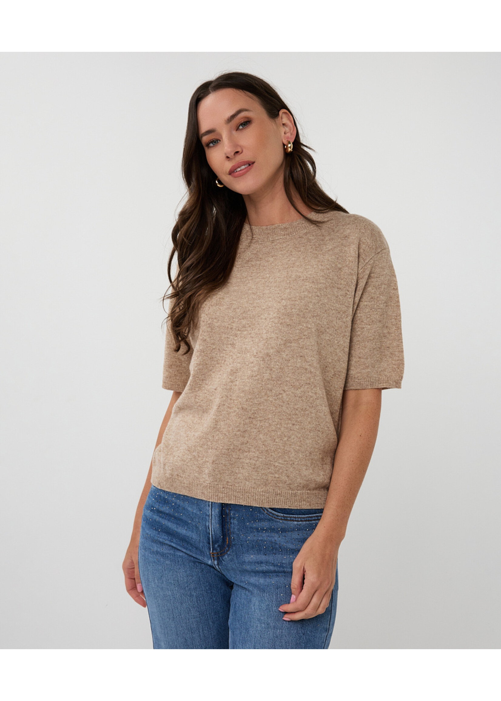 EsQualo Sweater s/slve wool