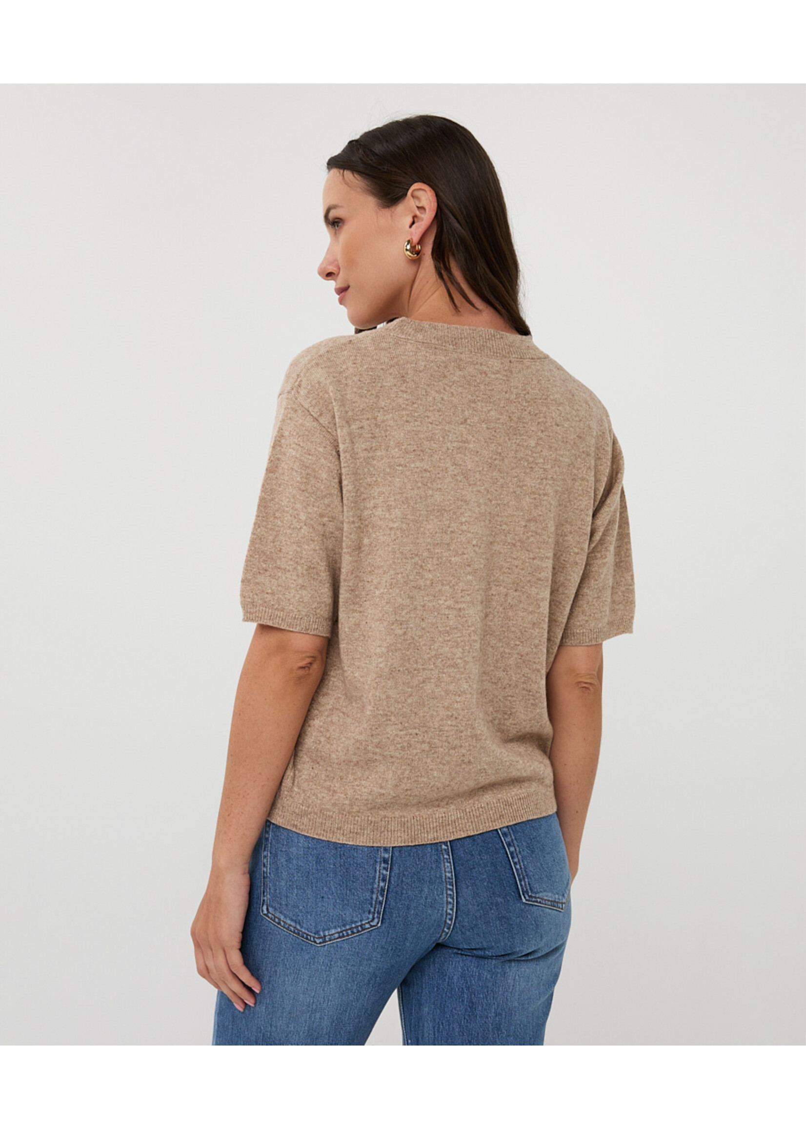 EsQualo Sweater s/slve wool