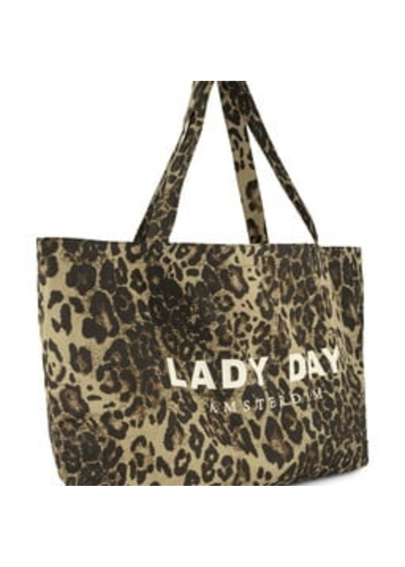 Lady Day Canvas Leopard Bag