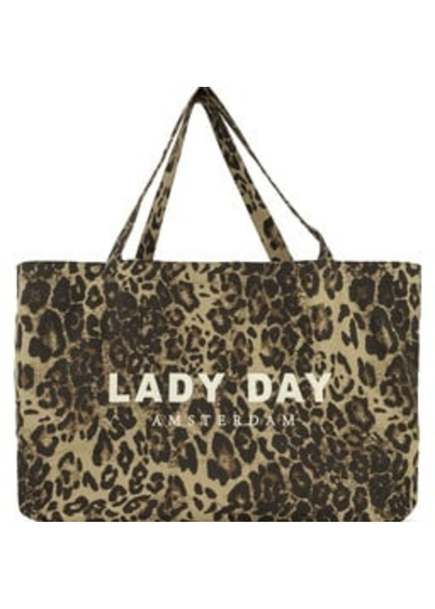 Lady Day Canvas Leopard Bag