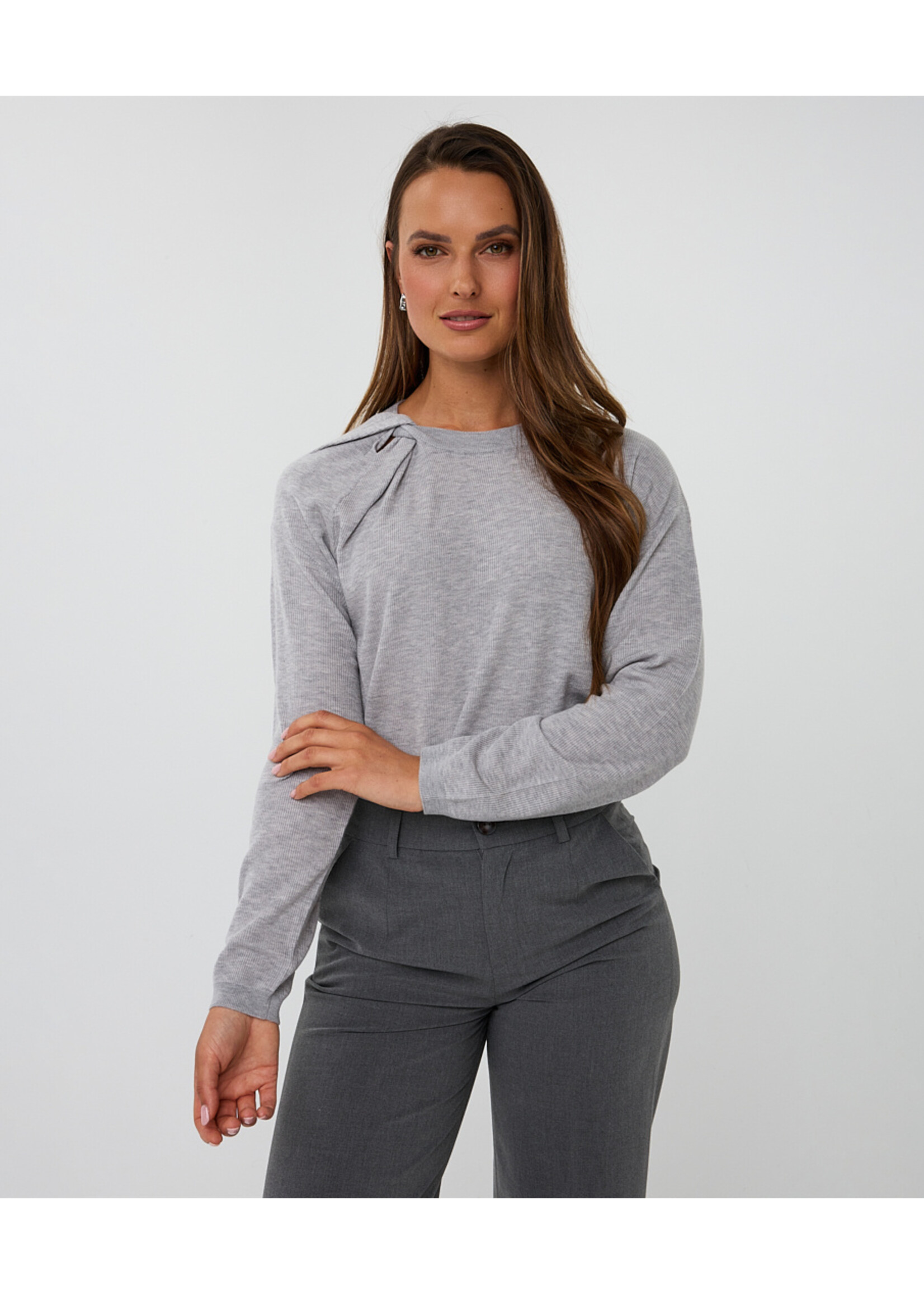 EsQualo Sweater l/slve twist