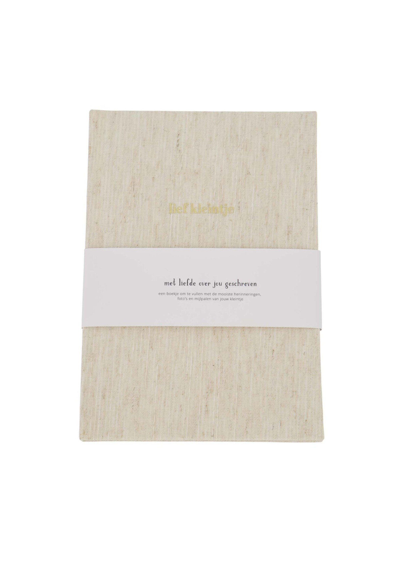 Zusss herinneringenboekje linnen/goud