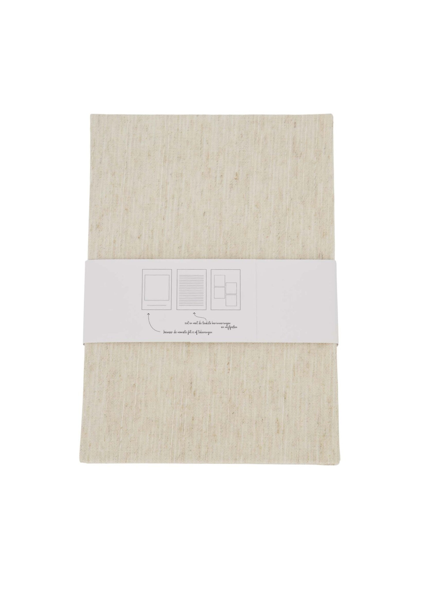 Zusss herinneringenboekje linnen/goud