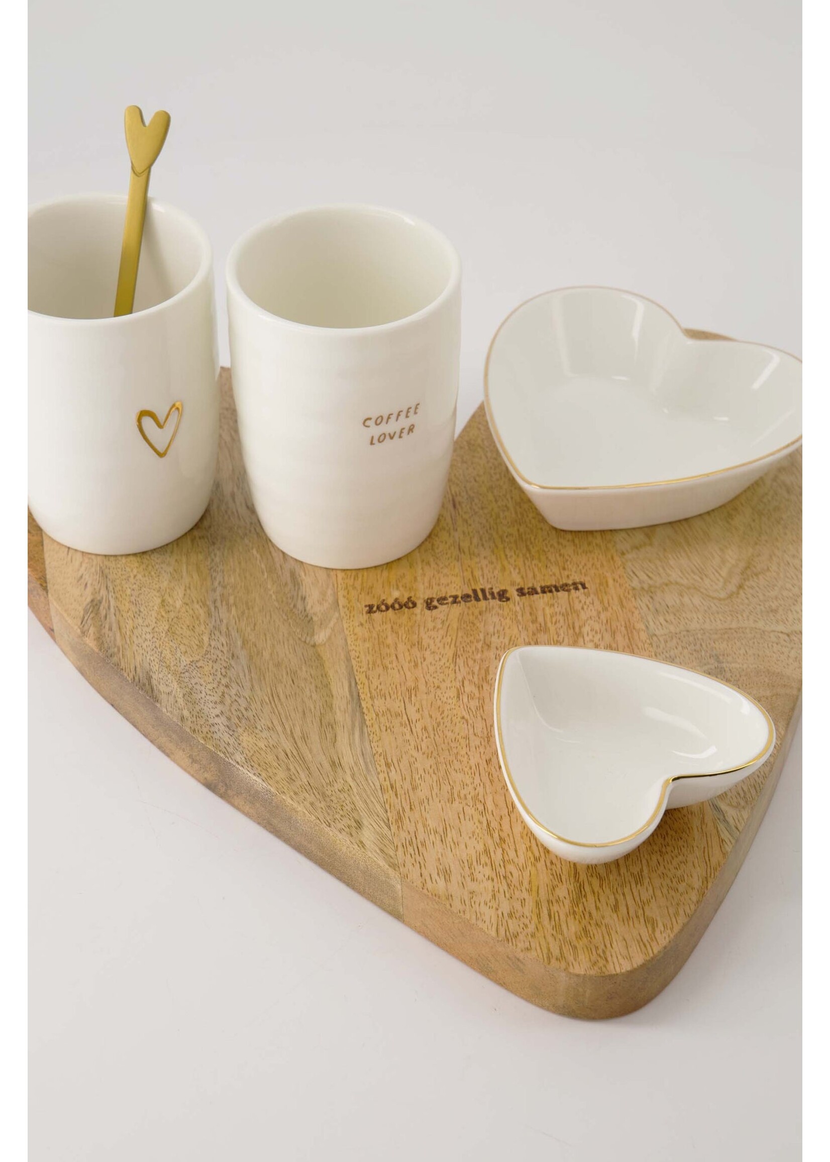 Zusss serveerplank hout hartje naturel