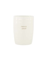 Zusss koffiemok coffee lover wit/goud