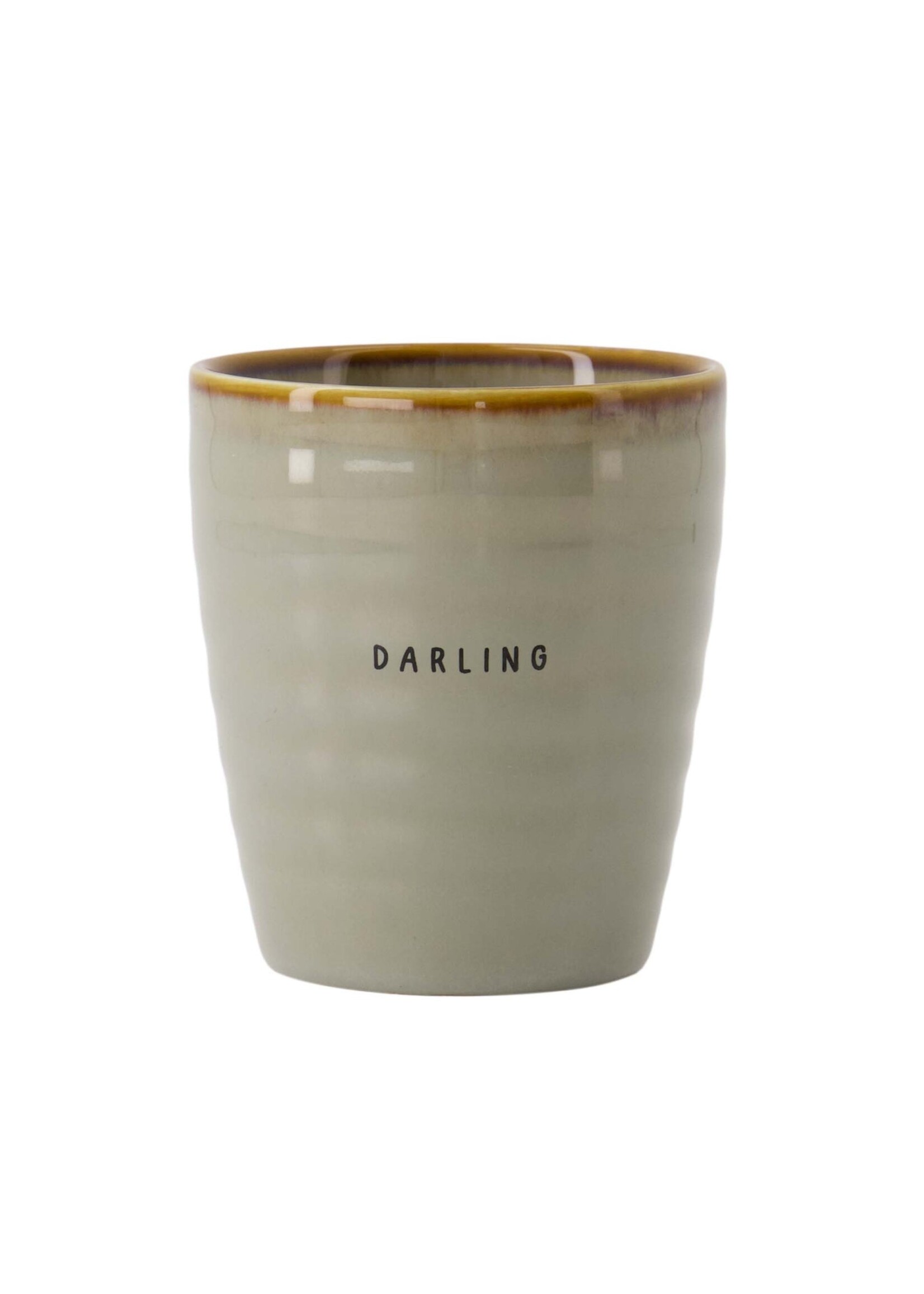 Zusss koffiemok darling grijsblauw