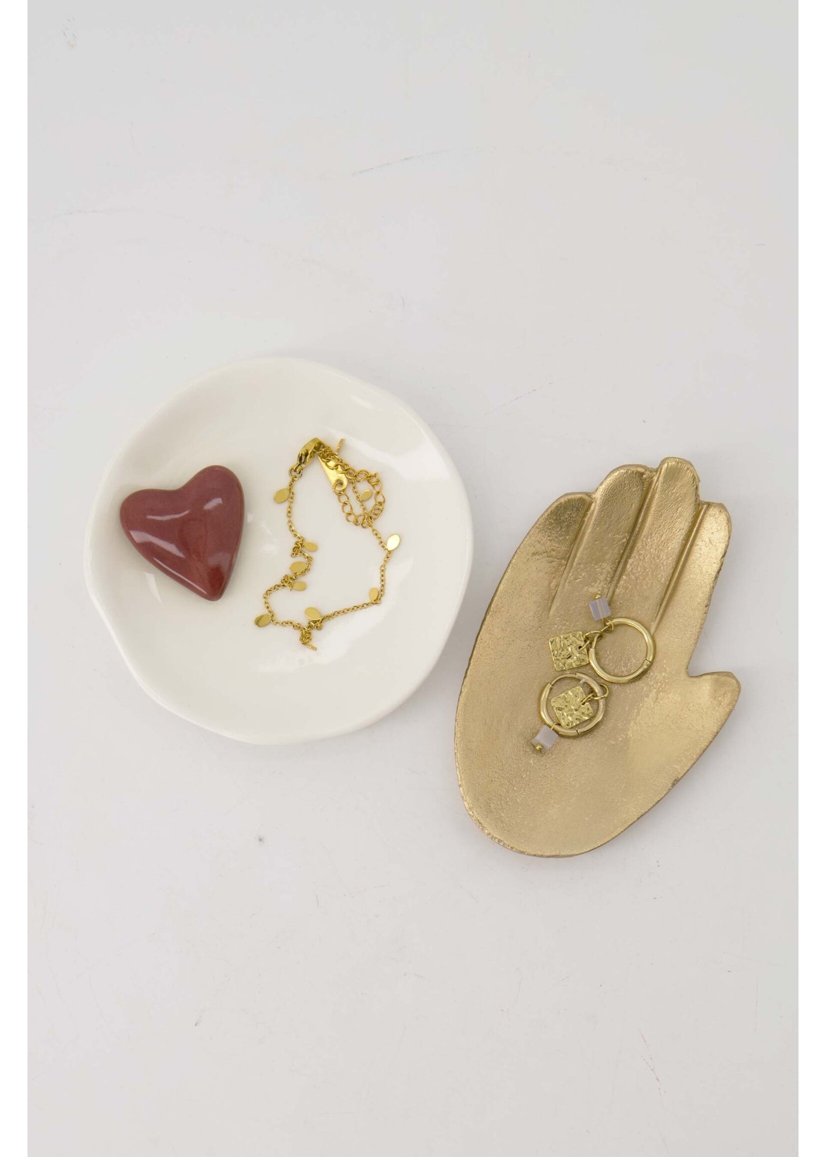 Zusss schaaltje metaal hand goud