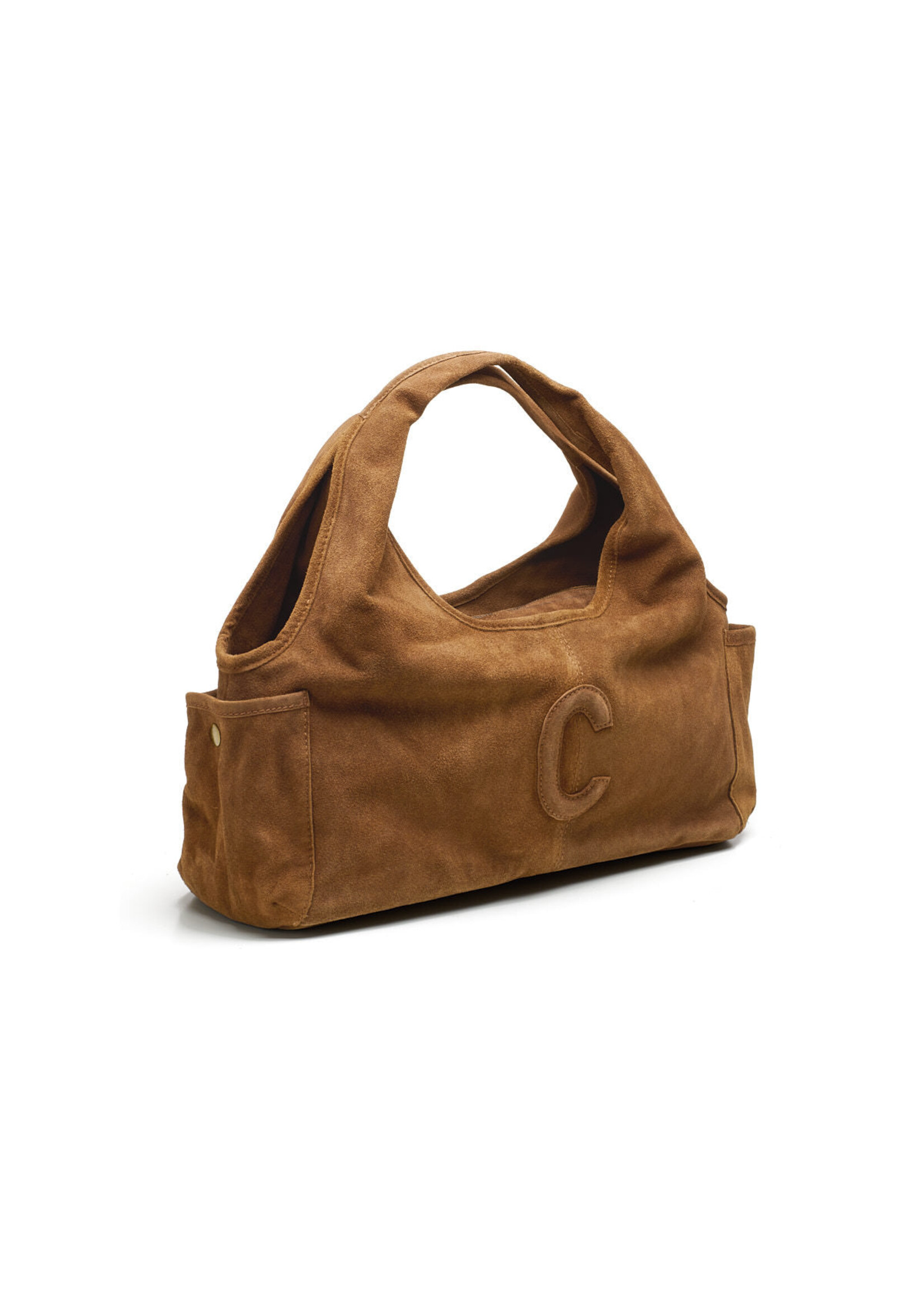 Chabo Bags Suede Sophie Shopper Cognac