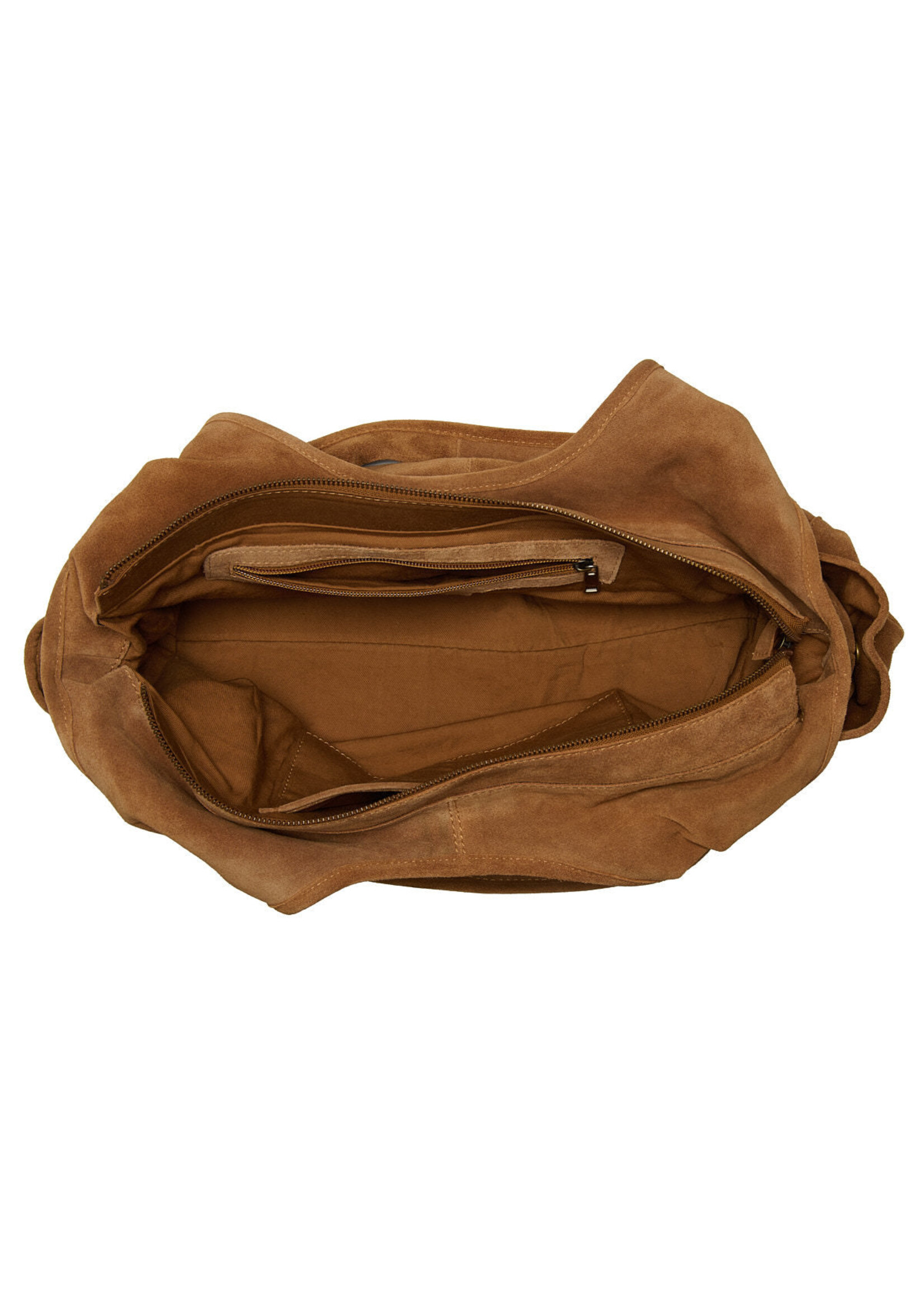 Chabo Bags Suede Sophie Shopper Cognac