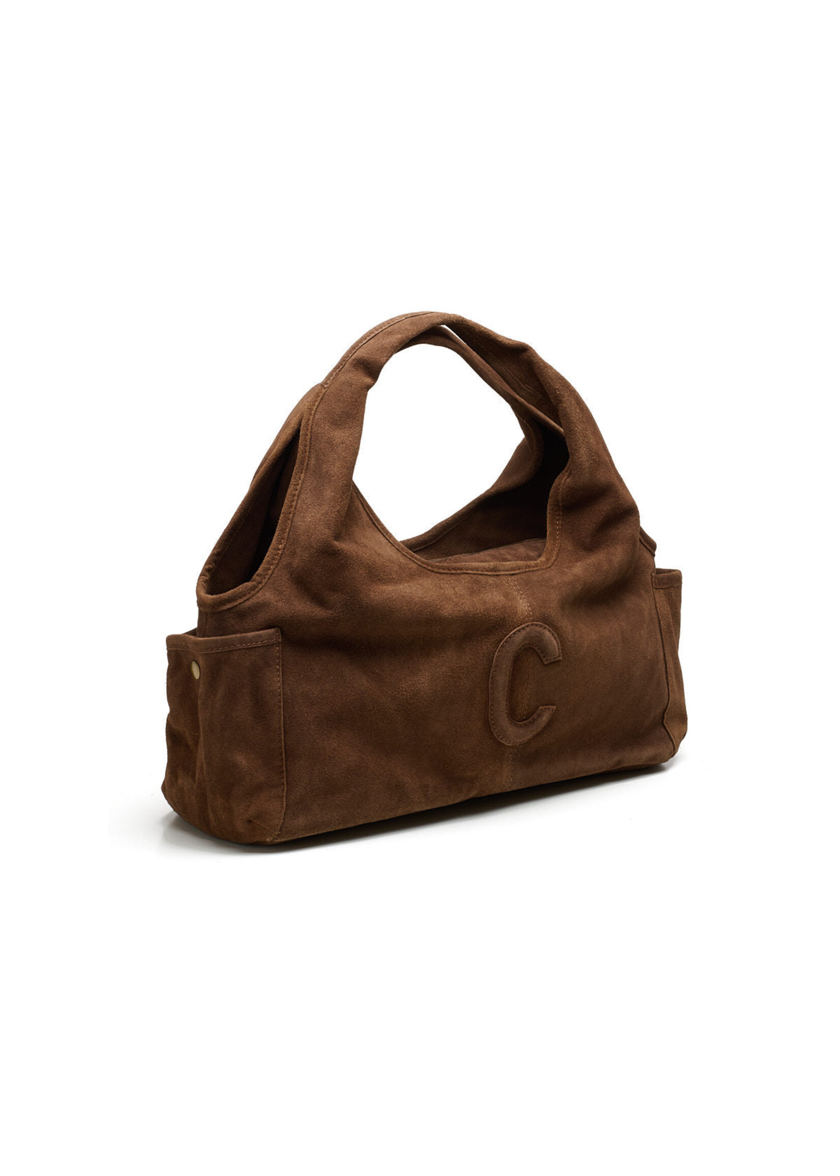 Chabo Bags Suede Sophie Shopper Cognac