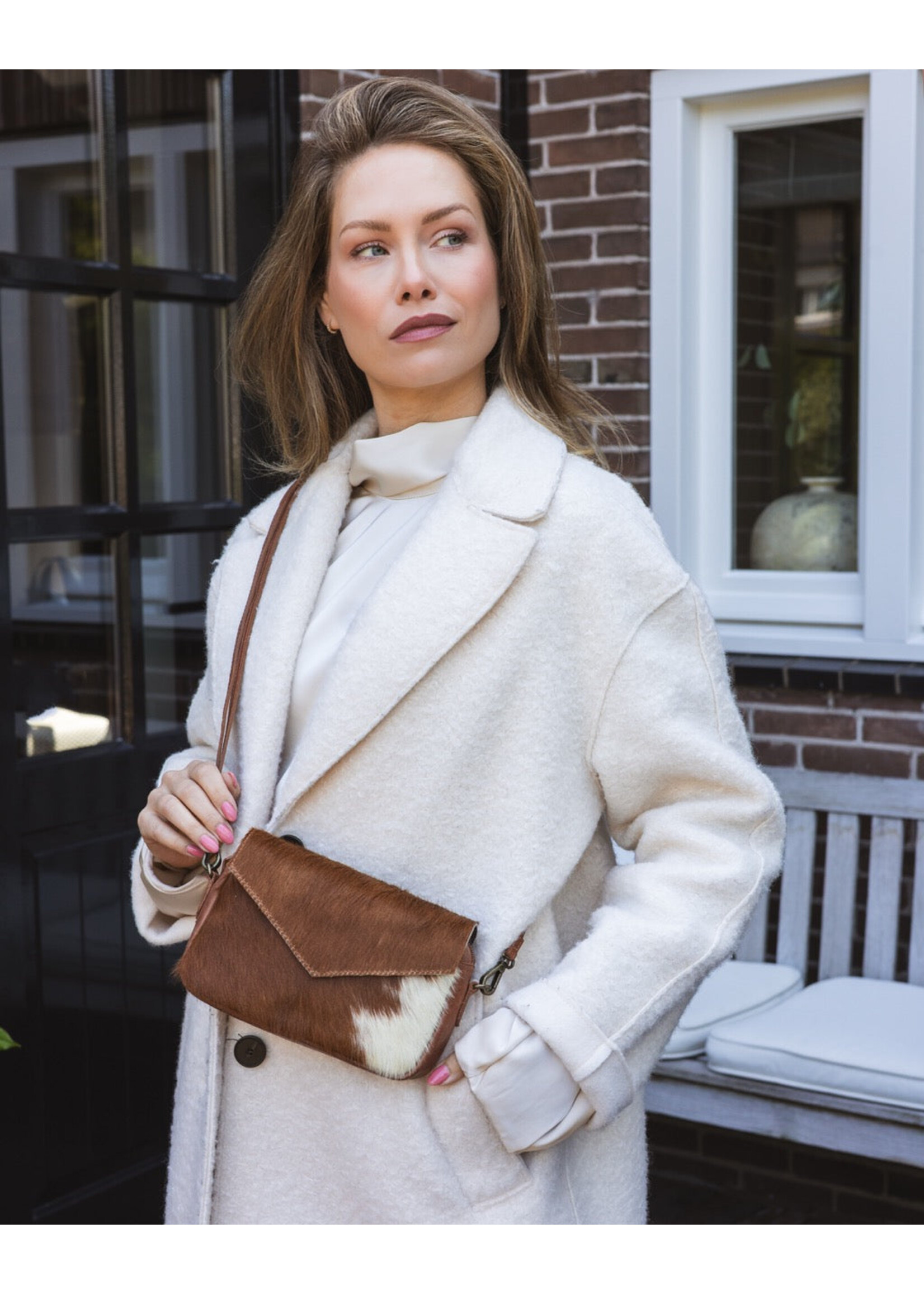 Chabo Bags Rio Romy Hair-On Camel