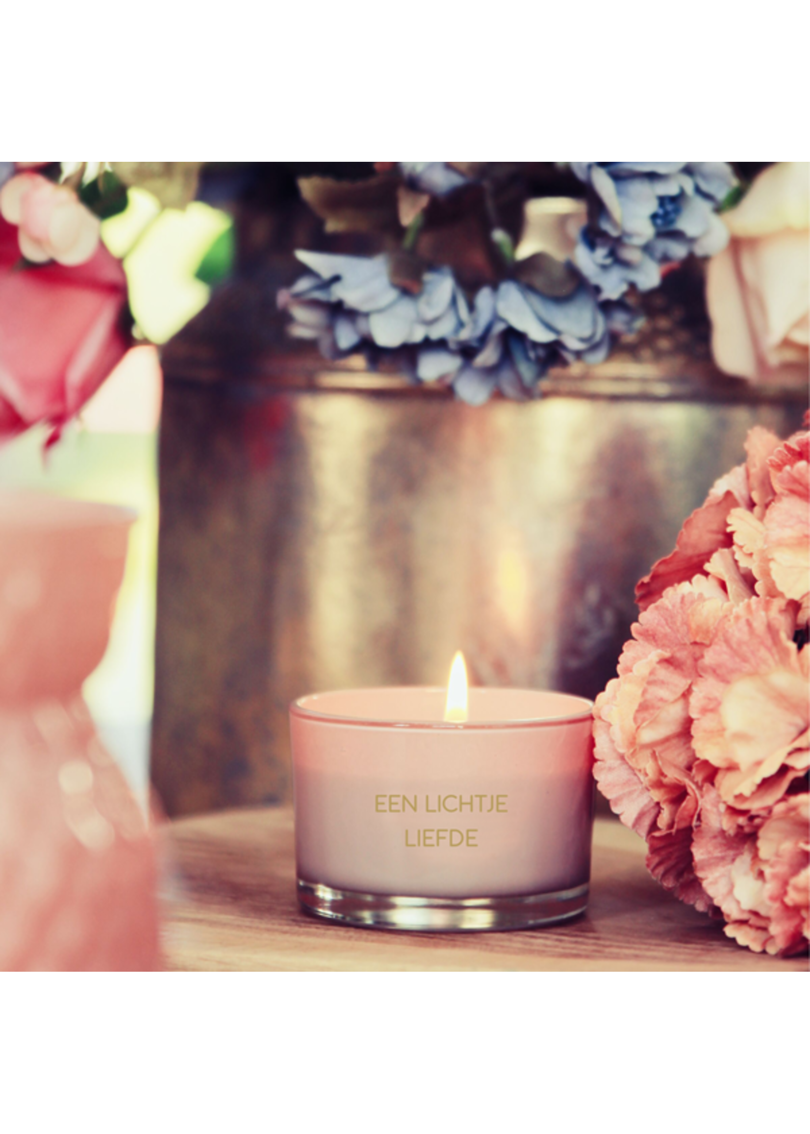 Een lichtje liefde sojakaars