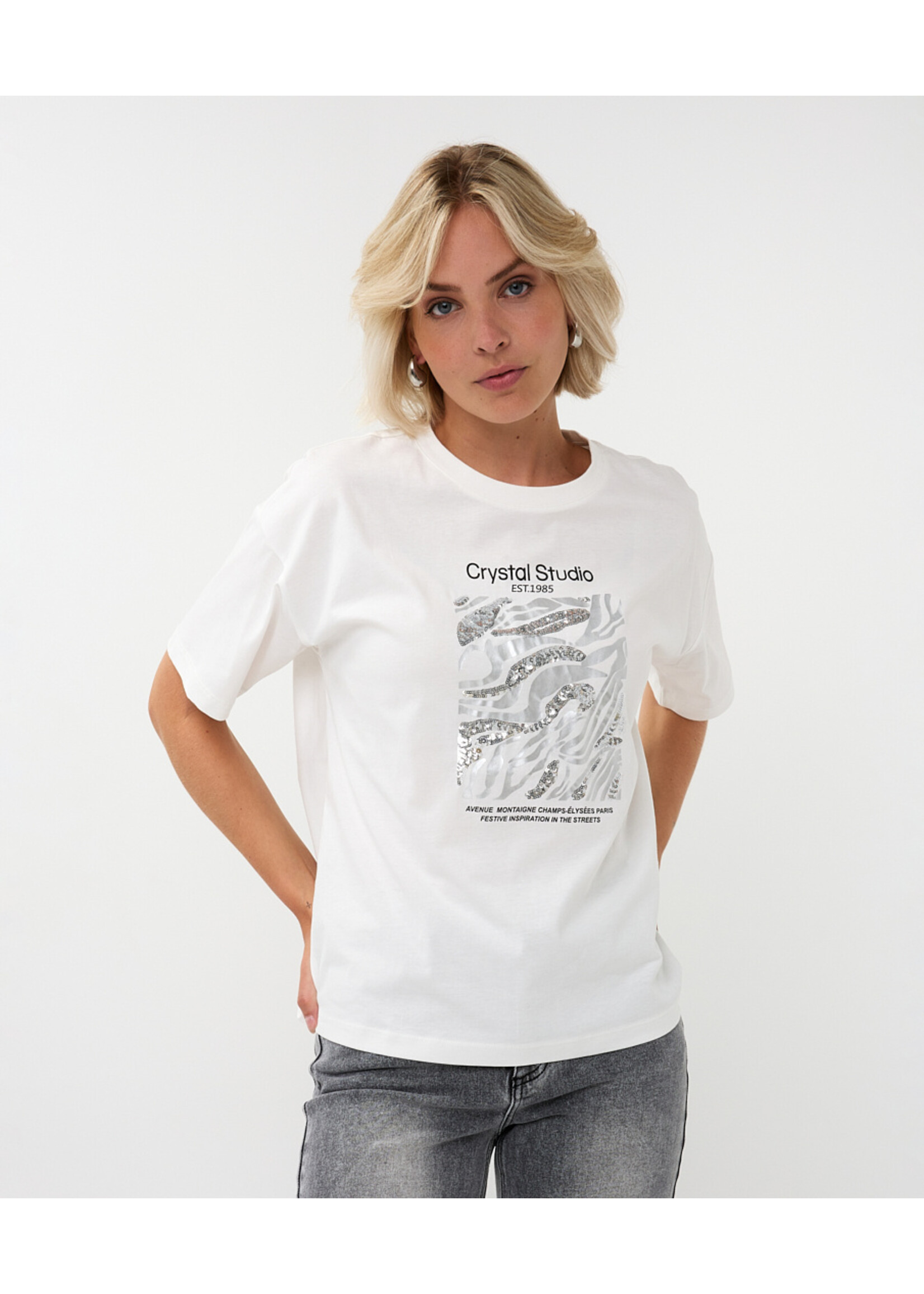 EsQualo T-shirt Crystal Studio