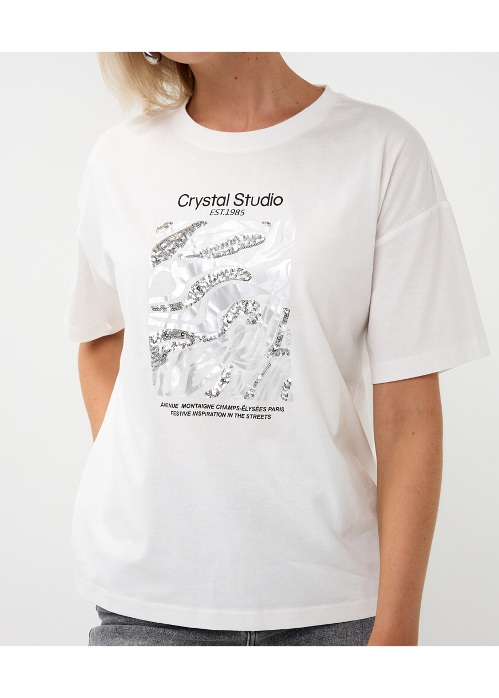 EsQualo T-shirt Crystal Studio