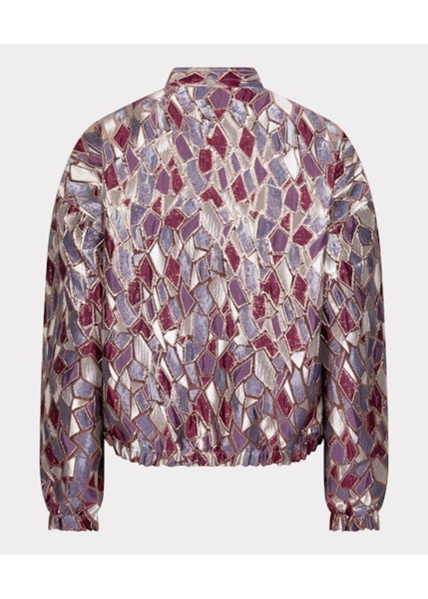 EsQualo Jacket bomber metallic mosaic