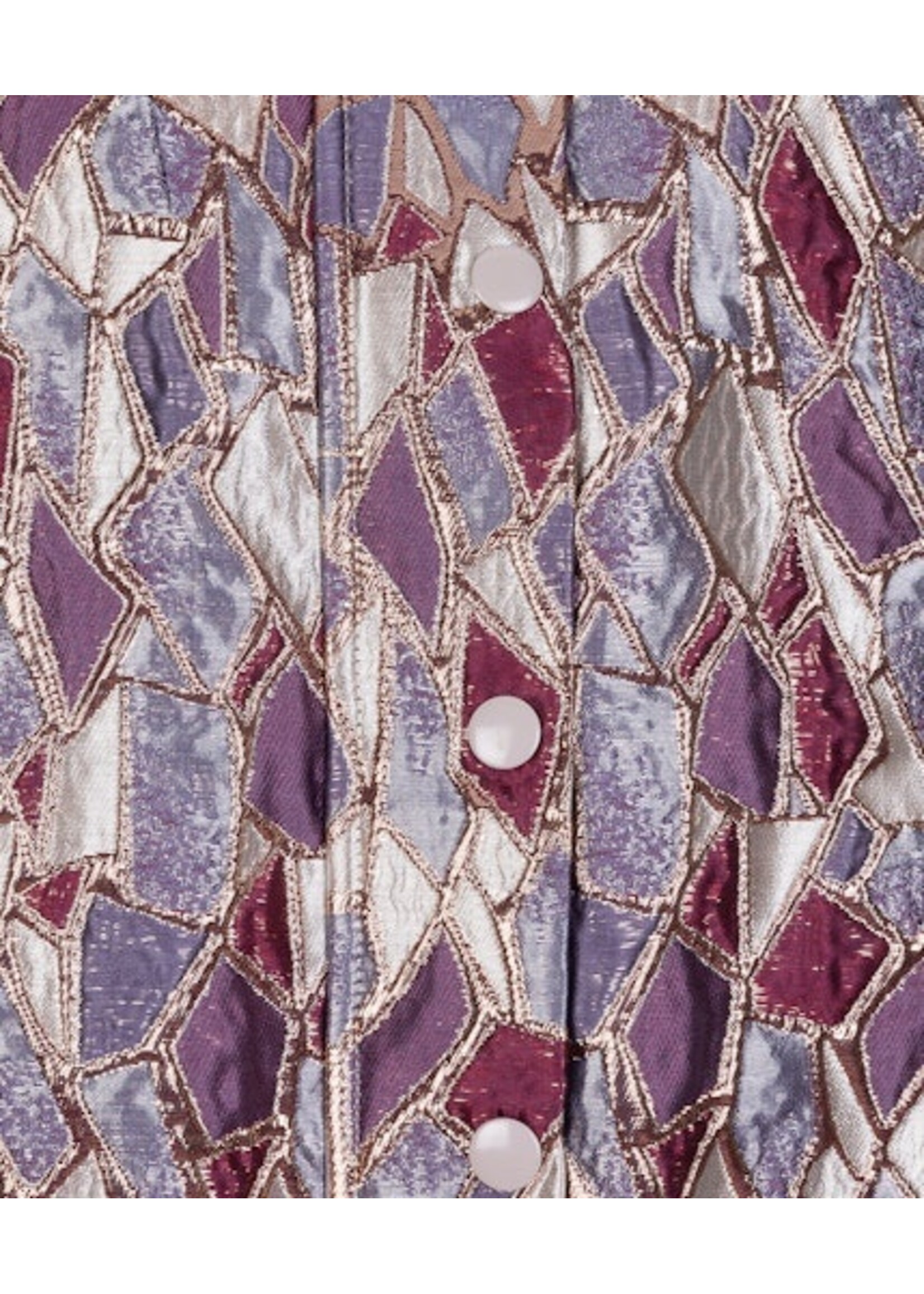 EsQualo Jacket bomber metallic mosaic
