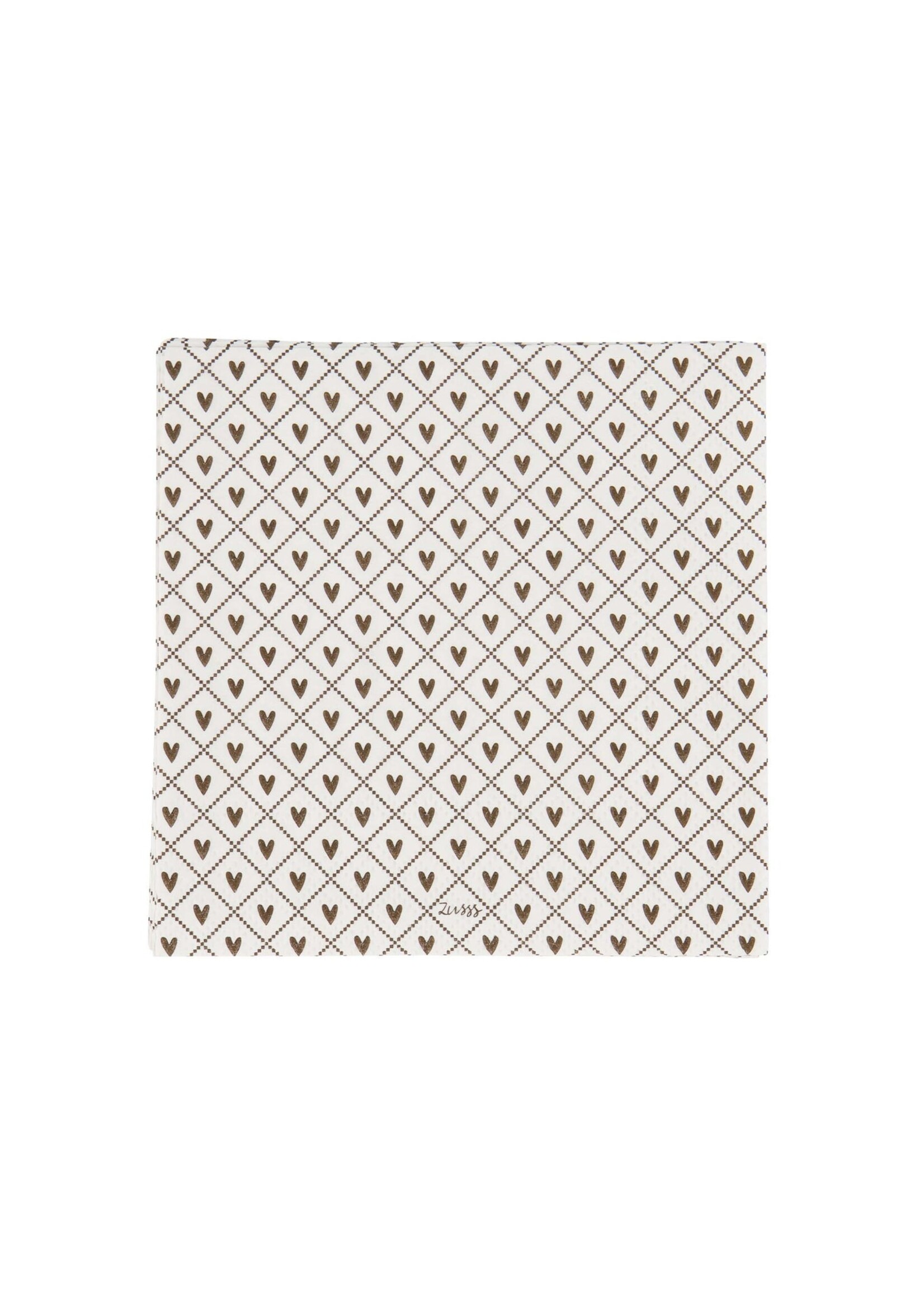 Zusss Servetten 25x25 Hartjes