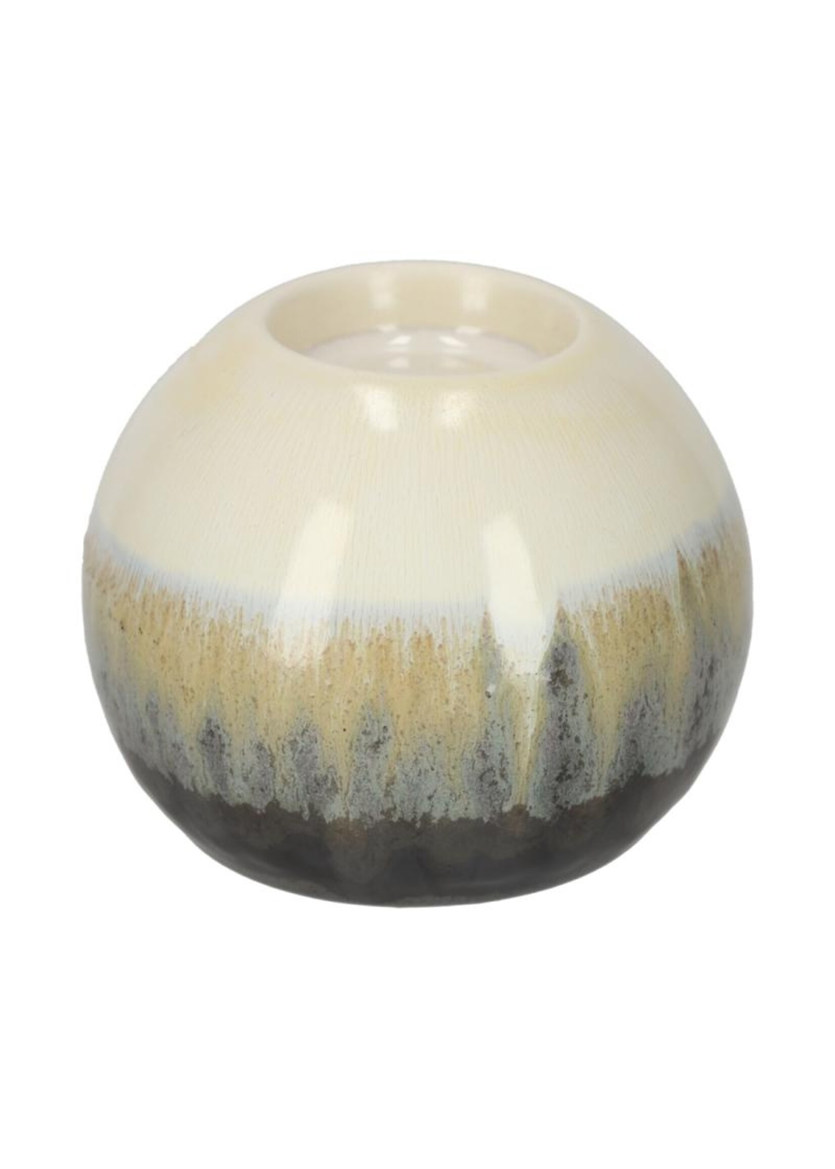 Jens Living Round tealight holder Bodhi White