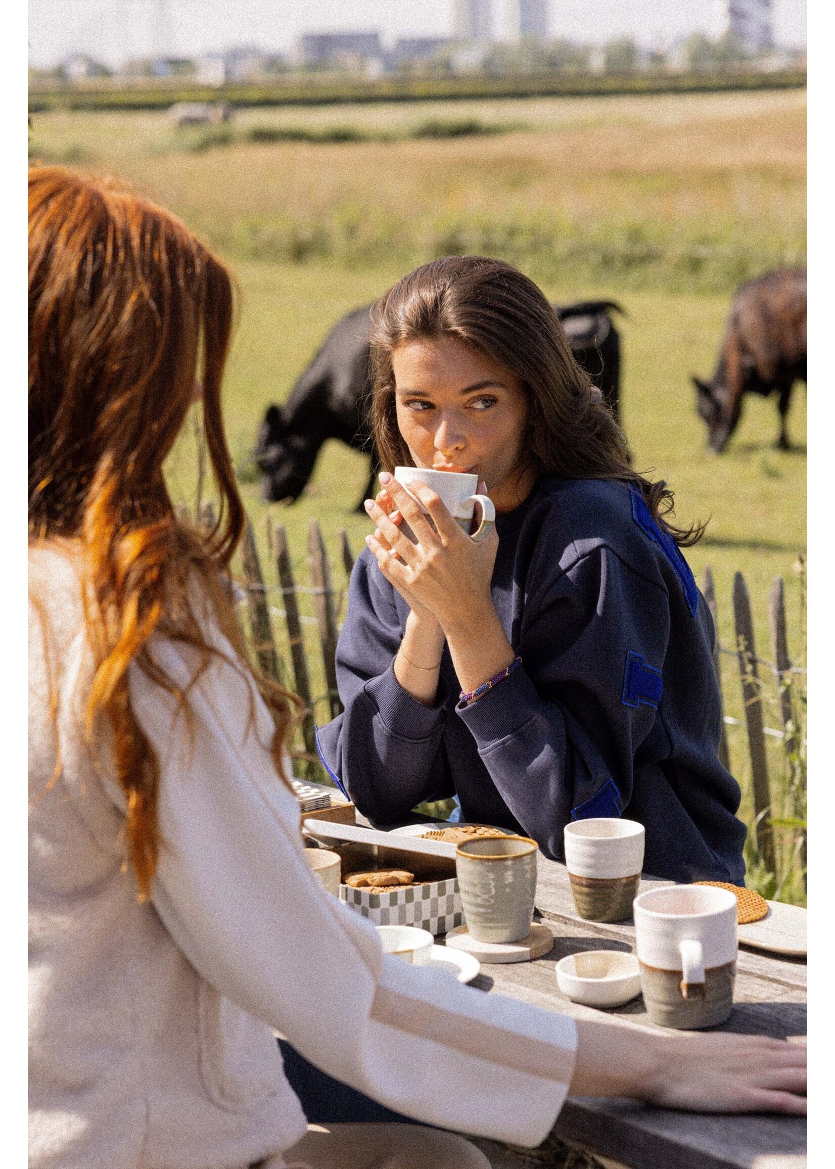 Zusss theemok Me time wit/grijsblauw